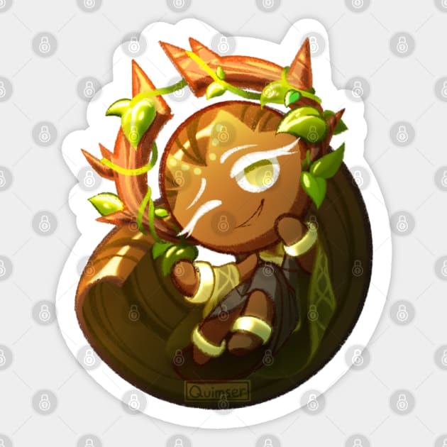 millennial tree cookie - cookie run Sticker by Quimser